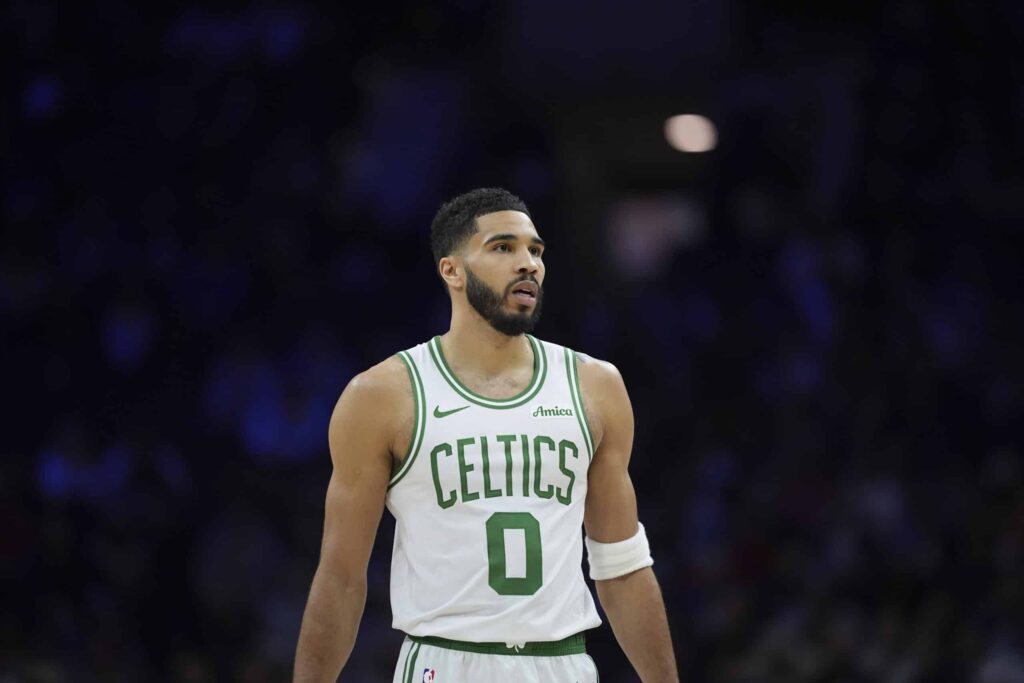 Jayson Tatum logs triple-double as Celtics trounce 76ers