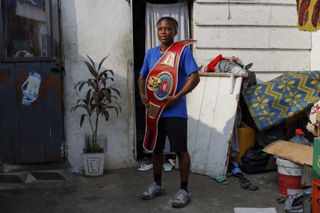 Discouraged from boxing, Ghanian is first female world champion