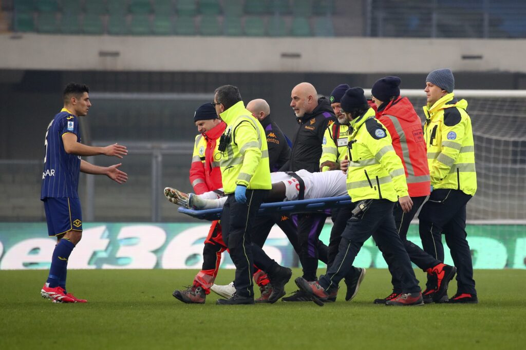 Moise Kean discharged after collapsing in Serie A match