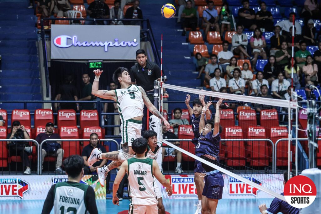 Noel Kampton, La Salle beat Adamson in men’s volleyball