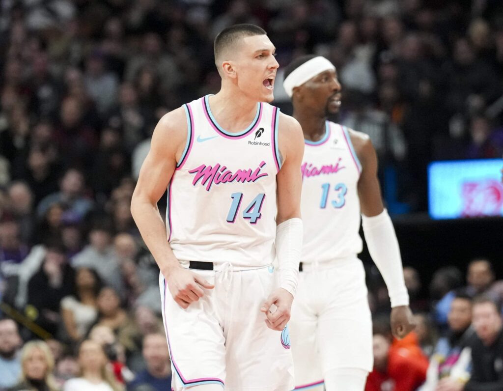 Tyler Herro, Heat end slide with OT win over Raptors